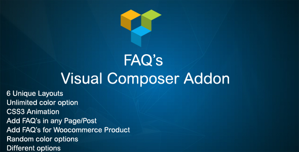 JAG Visual Composer FAQ Addon Preview Wordpress Plugin - Rating, Reviews, Demo & Download