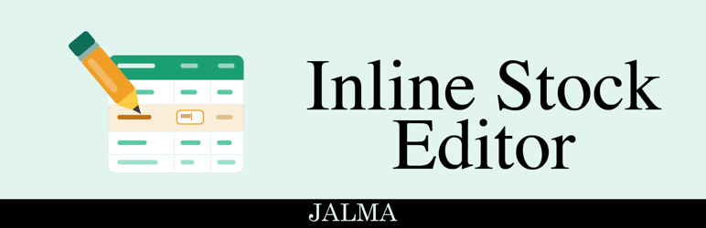 Jalma Inline Stock Editor Preview Wordpress Plugin - Rating, Reviews, Demo & Download