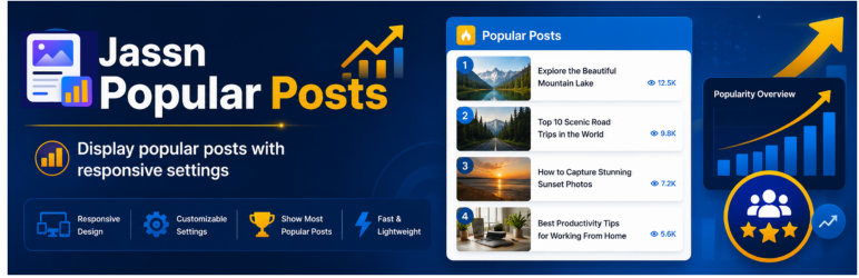Jassn Popular Posts Preview Wordpress Plugin - Rating, Reviews, Demo & Download