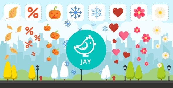 Jay – Falling Snow, Leaves, Halloween Pumpkin Etc Preview Wordpress Plugin - Rating, Reviews, Demo & Download