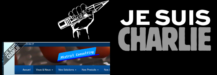 “Je Suis Charlie” Ribbon MC Preview Wordpress Plugin - Rating, Reviews, Demo & Download