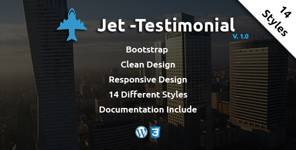 Jet – Wordpress Testimonial Preview - Rating, Reviews, Demo & Download