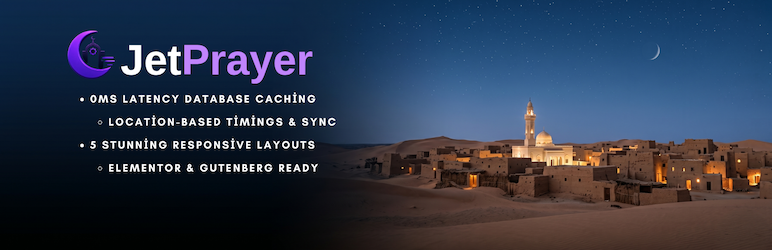 JetPrayer – Islamic Prayer Times Preview Wordpress Plugin - Rating, Reviews, Demo & Download