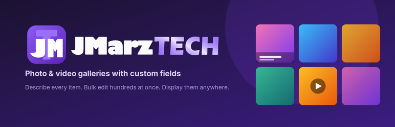 JMarzTech Gallery Preview Wordpress Plugin - Rating, Reviews, Demo & Download