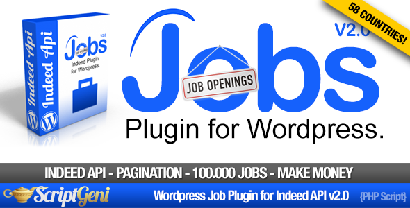 Jobs Plugin For Wordpress Preview - Rating, Reviews, Demo & Download