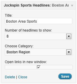 Jockspin Sports Headlines Preview Wordpress Plugin - Rating, Reviews, Demo & Download