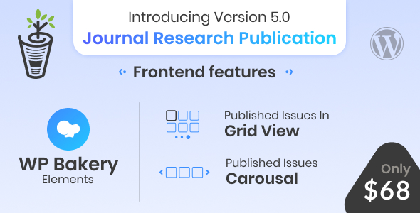 Journal Research Publication Wordpress Plugin Preview - Rating, Reviews, Demo & Download
