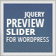 JQuery Preview Slider – For WordPress