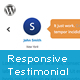 JQuery Responsive Testimonial WordPress Plugin