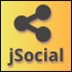 JSocial – Responsive Floating Social Sharing Bar