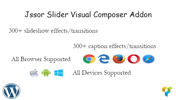 Jssor Slider Visual Composer Addon Preview Wordpress Plugin - Rating, Reviews, Demo & Download