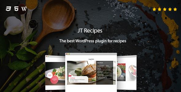JT Recipes Preview Wordpress Plugin - Rating, Reviews, Demo & Download