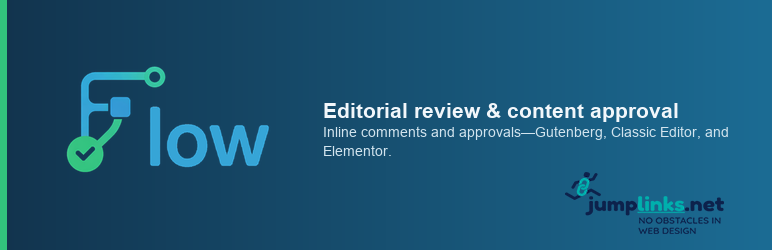 JumpLinks Flow – Editorial Review & Content Approval Workflow Preview Wordpress Plugin - Rating, Reviews, Demo & Download