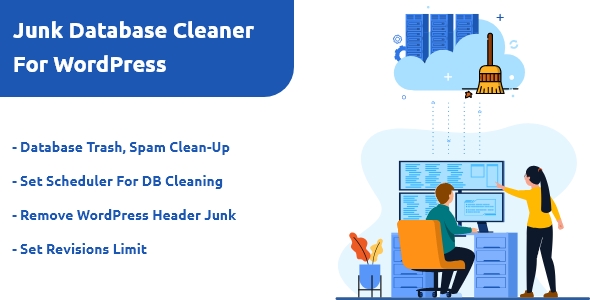 Junk Data Cleaner Plugin for Wordpress Preview - Rating, Reviews, Demo & Download