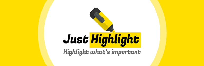 Just Highlight Preview Wordpress Plugin - Rating, Reviews, Demo & Download