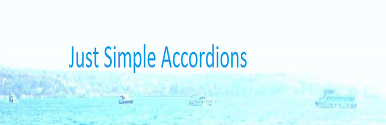 Just Simple Accordions Preview Wordpress Plugin - Rating, Reviews, Demo & Download