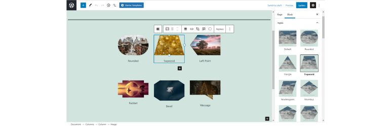 K2 Core Block Image Styles Preview Wordpress Plugin - Rating, Reviews, Demo & Download