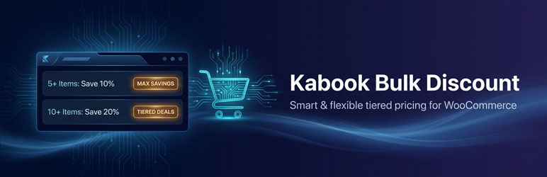 Kabook Bulk Discount Preview Wordpress Plugin - Rating, Reviews, Demo & Download