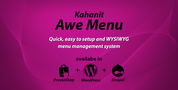 Kahanit Awe Menu – WordPress  Mega Menu Plugin Preview - Rating, Reviews, Demo & Download