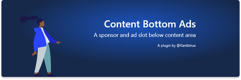 Kantbtrue Content Bottom Ads Preview Wordpress Plugin - Rating, Reviews, Demo & Download