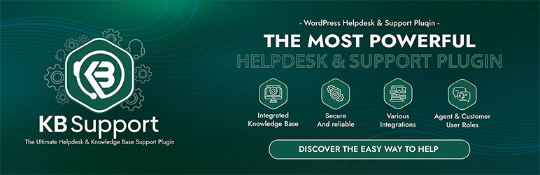KB Support – Customer Support Ticket & Helpdesk Plugin, Knowledge Base Plugin Preview - Rating, Reviews, Demo & Download