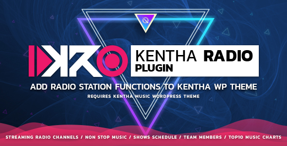 KenthaRadio – Addon For Kentha Music WordPress Theme To Add Radio Station And Schedule Functionality Preview - Rating, Reviews, Demo & Download