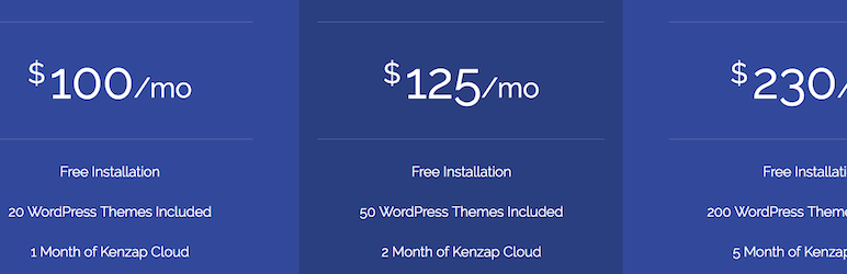 Kenzap Pricing Preview Wordpress Plugin - Rating, Reviews, Demo & Download