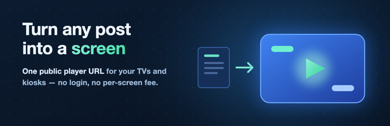 Keryx Signage Preview Wordpress Plugin - Rating, Reviews, Demo & Download