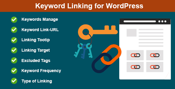 Keyword Linking Plugin for Wordpress Preview - Rating, Reviews, Demo & Download