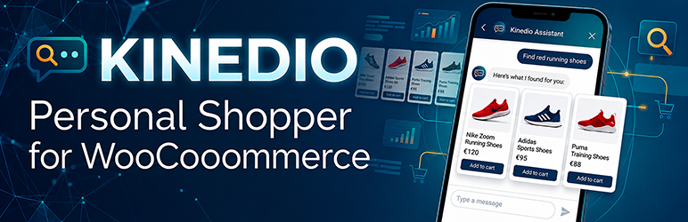 Kinedio Personal Shopper For WooCommerce Preview Wordpress Plugin - Rating, Reviews, Demo & Download