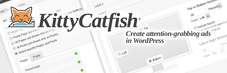 KittyCatfish Ads By Missilesilo Preview Wordpress Plugin - Rating, Reviews, Demo & Download