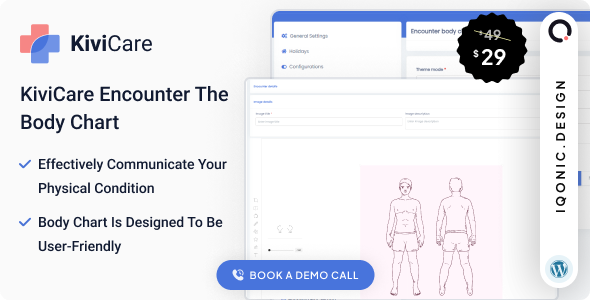 KiviCare – Encounter Body Chart (Add-on) Preview Wordpress Plugin - Rating, Reviews, Demo & Download