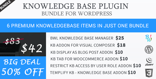 Knowledge Base Plugin Bundle For WordPress Preview - Rating, Reviews, Demo & Download