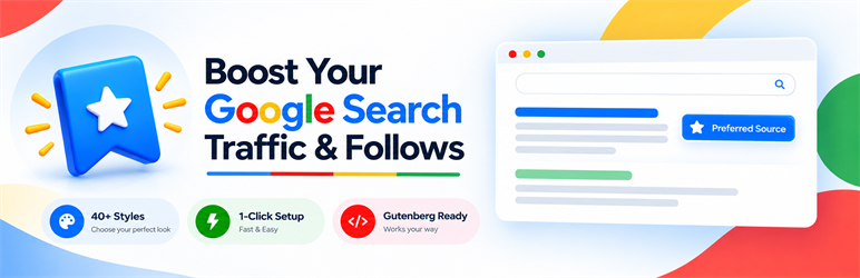 KudoMetrics Preferred Source Button For Google Preview Wordpress Plugin - Rating, Reviews, Demo & Download