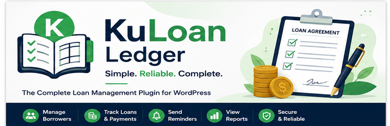 KuLoan Ledger Preview Wordpress Plugin - Rating, Reviews, Demo & Download