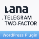 Lana Two Factor With Telegram For WordPress