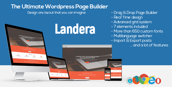 Landera – WordPress Page Builder Preview - Rating, Reviews, Demo & Download