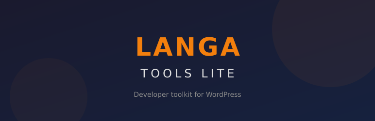 LANGA Tools Lite Preview Wordpress Plugin - Rating, Reviews, Demo & Download