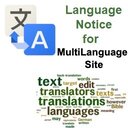 Language Notice For Multilanguage Site