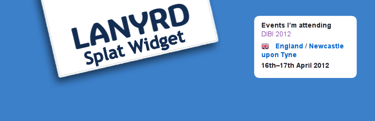 Lanyrd Splat Widget Preview Wordpress Plugin - Rating, Reviews, Demo & Download