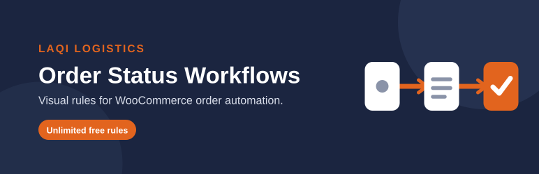 Laqi Order Status Workflows For WooCommerce Preview Wordpress Plugin - Rating, Reviews, Demo & Download