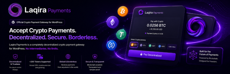 Laqira Payments For WooCommerce Preview Wordpress Plugin - Rating, Reviews, Demo & Download