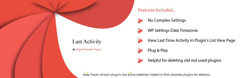 Last Activity Preview Wordpress Plugin - Rating, Reviews, Demo & Download