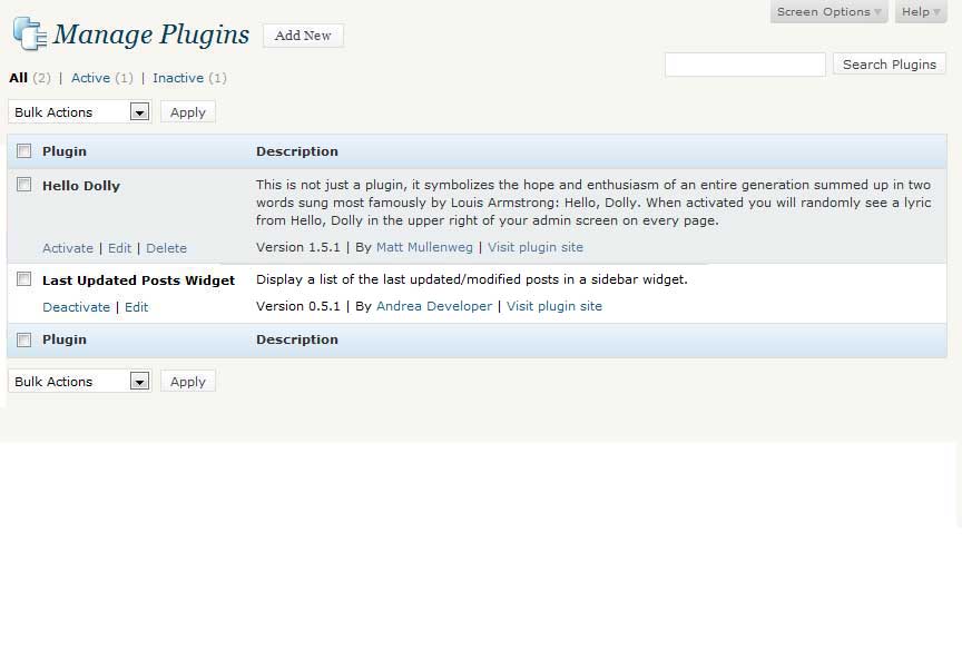 Last Updated Posts Widget Preview Wordpress Plugin - Rating, Reviews, Demo & Download