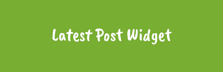 Latest Post Widget Preview Wordpress Plugin - Rating, Reviews, Demo & Download