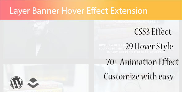 Layer – Banner Hover Effect Extension Preview Wordpress Plugin - Rating, Reviews, Demo & Download