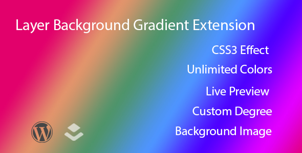 Layer – Gradient Background Extension Preview Wordpress Plugin - Rating, Reviews, Demo & Download