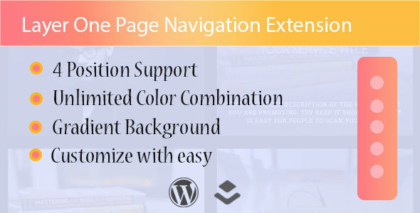 Layer – One Page Navigation Extension Preview Wordpress Plugin - Rating, Reviews, Demo & Download
