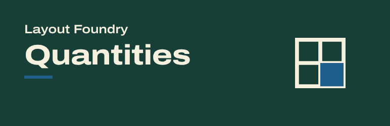 Layout Foundry Quantities Preview Wordpress Plugin - Rating, Reviews, Demo & Download