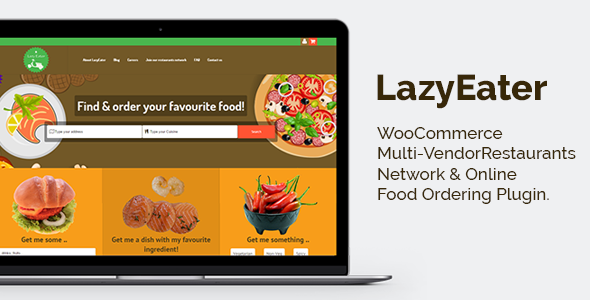Lazy Eater Online Food Ordering System Preview Wordpress Plugin - Rating, Reviews, Demo & Download